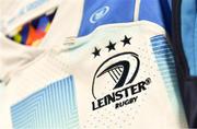 9 February 2018; The Leinster rugby crest on a jersey in the dressing room prior to the Guinness PRO14 Round 14 match between Edinburgh Rugby and Leinster at Myreside, in Edinburgh, Scotland. Photo by Brendan Moran/Sportsfile
