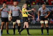 9 February 2018; Referee Joy Neville during the Guinness PRO14 Round 14 match between Ulster and Southern Kings at Kingspan Stadium in Belfast. Photo by Oliver McVeigh/Sportsfile