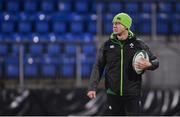 9 February 2018; Ireland backs coach Tom Tierney before the U20 Six Nations Rugby Championship match between Ireland and Italy at Donnybrook Stadium, in Dublin. Photo by Piaras Ó Mídheach/Sportsfile