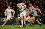 9 February 2018; Stuart McCloskey of Ulster is tackled by Luzuko Vulindlu of Southern Kings during the Guinness PRO14 Round 14 match between Ulster and Southern Kings at Kingspan Stadium in Belfast. Photo by Oliver McVeigh/Sportsfile