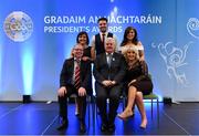 9 February 2018; Uachtarán Chumann Lúthchleas Gael Aogán Ó Fearghail with guests during the GAA President's Awards 2017 at Croke Park in Dublin. Photo by Eóin Noonan/Sportsfile