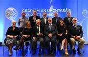 9 February 2018; Uachtarán Chumann Lúthchleas Gael Aogán Ó Fearghail with guests during the GAA President's Awards 2017 at Croke Park in Dublin. Photo by Eóin Noonan/Sportsfile