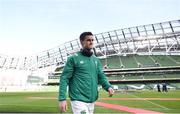 10 February 2018; Jonathan Sexton of Ireland prior to the Six Nations Rugby Championship match between Ireland and Italy at the Aviva Stadium in Dublin. Photo by David Fitzgerald/Sportsfile