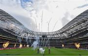 10 February 2018; A general view of the the pitch and stadium prior to the Six Nations Rugby Championship match between Ireland and Italy at the Aviva Stadium in Dublin. Photo by Seb Daly/Sportsfile