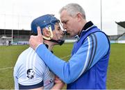 10 February 2018; Na Piarsaigh manager Shane O'Neill celebrates with Mike Casey after the AIB GAA Hurling All-Ireland Senior Club Championship Semi-Final match between Na Piarsaigh and Slaughtneil at Parnell Park in Dublin.   Photo by Eóin Noonan/Sportsfile