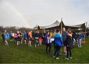 10 February 2018; parkrun participants pictured following the Marlay Park parkrun where Vhi hosted a special event to celebrate their partnership with parkrun Ireland. Vhi ambassador and Olympian David Gillick was on hand to lead the warm up for parkrun participants before completing the 5km free event. Parkrunners enjoyed refreshments post event at the Vhi Relaxation Area where a physiotherapist took participants through a post event stretching routine. parkrun in partnership with Vhi support local communities in organising free, weekly, timed 5k runs every Saturday at 9.30am. To register for a parkrun near you visit www.parkrun.ie. Photo by Seb Daly/Sportsfile