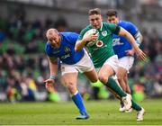 10 February 2018; Jordan Larmour of Ireland during the Six Nations Rugby Championship match between Ireland and Italy at the Aviva Stadium in Dublin. Photo by Seb Daly/Sportsfile
