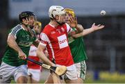 10 February 2018; Colm Cronin of Cuala in action against David Collins and Jack Hastings of Liam Mellows during the AIB GAA Hurling All-Ireland Senior Club Championship Semi-Final match between Liam Mellows and Cuala at Semple Stadium in Thurles, Tipperary. Photo by Matt Browne/Sportsfile