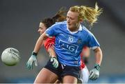 10 February 2018; Carla Rowe of Dublin in action against Shauna Kelly of Cork during the Lidl Ladies Football National League Division 1 match between Dublin and Cork at Croke Park in Dublin. Photo by Piaras Ó Mídheach/Sportsfile