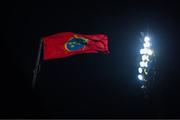 10 February 2018; A Munster flag flies in Thomond Park prior to the Guinness PRO14 Round 14 match between Munster and Zebre at Thomond Park in Limerick. Photo by Diarmuid Greene/Sportsfile
