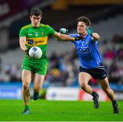 10 February 2018: Stephen McBrearty of Donegal in action against Eric Lowndes of Dublin during the Allianz Football League Division 1 Round 3 match between Dublin and Donegal at Croke Park in Dublin. Photo by Brendan Moran/Sportsfile