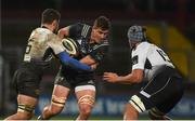 10 February 2018; Gerbrandt Grobler of Munster is tackled by Renato Giammarioli, left, and Leonard Krumov of Zebre during the Guinness PRO14 Round 14 match between Munster and Zebre at Thomond Park in Limerick. Photo by Diarmuid Greene/Sportsfile