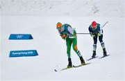 11 February 2018; Thomas Maloney Westgaard of Ireland, left, in action during the 30km Duathlon on day two of the Winter Olympics at the Alpensia Cross-Country Skiing Centre in Pyeongchang-gun, South Korea. Photo by Ramsey Cardy/Sportsfile