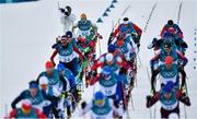 11 February 2018; Thomas Maloney Westgaard of Ireland, back left, in action during the 30km Duathlon on day two of the Winter Olympics at the Alpensia Cross-Country Skiing Centre in Pyeongchang-gun, South Korea. Photo by Ramsey Cardy/Sportsfile