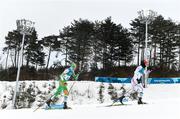 11 February 2018; Thomas Maloney Westgaard of Ireland, left, and Dominik Bury of Poland in action during the 30km Duathlon on day two of the Winter Olympics at the Alpensia Cross-Country Skiing Centre in Pyeongchang-gun, South Korea. Photo by Ramsey Cardy/Sportsfile