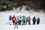 11 February 2018; Thomas Maloney Westgaard of Ireland, centre, in action during the 30km Duathlon on day two of the Winter Olympics at the Alpensia Cross-Country Skiing Centre in Pyeongchang-gun, South Korea. Photo by Ramsey Cardy/Sportsfile
