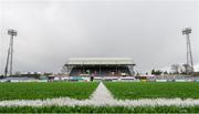 11 February 2018; A general view of the pitch and stadium prior to the President's Cup match between Dundalk and Cork City at Oriel Park in Dundalk, Co Louth. Photo by Seb Daly/Sportsfile
