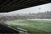 11 February 2018; A general view of Kingspan Breffni as the Allianz Football League Division 2 Round 3 match between Cavan and Meath was postponed due to recent snowfall and rain at Kingspan Breffni in Cavan. Photo by Philip Fitzpatrick/Sportsfile