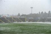 11 February 2018; A general view of Kingspan Breffni as the Allianz Football League Division 2 Round 3 match between Cavan and Meath was postponed due to recent snowfall and rain at Kingspan Breffni in Cavan. Photo by Philip Fitzpatrick/Sportsfile