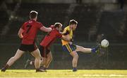 11 February 2018; Conor Devaney of Roscommon in action against Darren O'Hagan of Down during the Allianz Football League Division 2 Round 3 match between Roscommon and Down at Dr. Hyde Park in Roscommon. Photo by Daire Brennan/Sportsfile