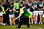 11 February 2018; Steward John Dunne gathers the pitch flags after the Allianz Football League Division 1 Round 3 match between Kildare and Tyrone at St Conleth's Park in Newbridge, Kildare. Photo by Piaras Ó Mídheach/Sportsfile