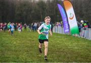 10 February 2018; Alex Coughlan of Doheny AC, Co Cork, on his way to winning the Boys U11 Event during the Irish Life Health Intermediates, Masters, Juvenile B & Juvenile XC Relays at Kilcoran Estate in Clainbridge, County Galway. Photo by Sam Barnes/Sportsfile