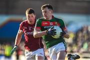 11 February 2018; Diarmuid O'Connor of Mayo in action against Gareth Bradshaw of Galway during the Allianz Football League Division 1 Round 3 match between Galway and Mayo at Pearse Stadium in Galway. Photo by Diarmuid Greene/Sportsfile