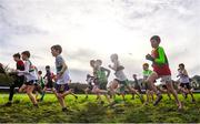 10 February 2018; A general view of the action from the Boys U13 event during the Irish Life Health Intermediates, Masters, Juvenile B & Juvenile XC Relays at Kilcoran Estate in Clainbridge, County Galway. Photo by Sam Barnes/Sportsfile