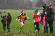 10 February 2018; Amy Greene of Rosses AC, on her way to winning the Girls U15 Event during the Irish Life Health Intermediates, Masters, Juvenile B & Juvenile XC Relays at Kilcoran Estate in Clainbridge, County Galway. Photo by Sam Barnes/Sportsfile