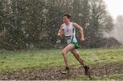 10 February 2018; Eoin Richards of St Coca's AC, Co Kildare, on his way to winning the Boys U15 event during the Irish Life Health Intermediates, Masters, Juvenile B & Juvenile XC Relays at Kilcoran Estate in Clainbridge, County Galway. Photo by Sam Barnes/Sportsfile