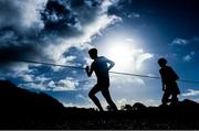 10 February 2018; A general view of the action from the Boys U17 event during the Irish Life Health Intermediates, Masters, Juvenile B & Juvenile XC Relays at Kilcoran Estate in Clainbridge, County Galway.   Photo by Sam Barnes/Sportsfile