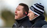 11 February 2018; Kildare manager Cian O'Neill, left, and selector Enda Murphy during the Allianz Football League Division 1 Round 3 match between Kildare and Tyrone at St Conleth's Park in Newbridge, Kildare. Photo by Piaras Ó Mídheach/Sportsfile