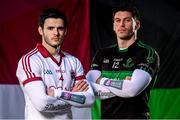 12 February 2018; Slaughtneil's Karl McKaigue and Nemo Rangers' Barry O'Driscoll are pictured ahead of the AIB GAA All-Ireland Senior Football Club Championships Semi-Final taking place at O'Connor Park on Saturday, 17th of February. For exclusive content and behind the scenes action throughout the AIB GAA and Camogie Club Championships follow AIB GAA on Facebook, Twitter, Instagram and Snapchat and www.aib.ie/GAA.  Photo by Sam Barnes/Sportsfile