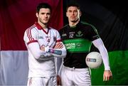 12 February 2018; Slaughtneil's Karl McKaigue and Nemo Rangers' Barry O'Driscoll are pictured ahead of the AIB GAA All-Ireland Senior Football Club Championships Semi-Final taking place at O'Connor Park on Saturday, 17th of February. For exclusive content and behind the scenes action throughout the AIB GAA and Camogie Club Championships follow AIB GAA on Facebook, Twitter, Instagram and Snapchat and www.aib.ie/GAA.  Photo by Sam Barnes/Sportsfile