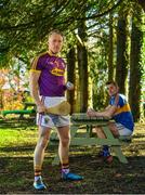 13 February 2018; Ronan Maher of Tipperary and Diarmuid O'Keeffe of Wexford during a Tipperary v Wexford Allianz Hurling League Division 1A Round 3 media event at the Annar Hotel in Thurles, Co Tipperary. Photo by Eóin Noonan/Sportsfile