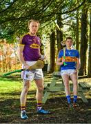 13 February 2018; Ronan Maher of Tipperary and Diarmuid O'Keeffe of Wexford during a Tipperary v Wexford Allianz Hurling League Division 1A Round 3 media event at the Annar Hotel in Thurles, Co Tipperary. Photo by Eóin Noonan/Sportsfile