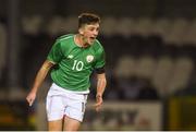 13 February 2018; Troy Parrott of Republic of Ireland celebrates after scoring his side's equalising goal during the Under 17 International Friendly match between the Republic of Ireland and Turkey at Eamonn Deacy Park in Galway. Photo by Diarmuid Greene/Sportsfile