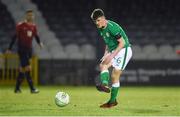 13 February 2018; Jason Knight of Republic of Ireland during the Under 17 International Friendly match between the Republic of Ireland and Turkey at Eamonn Deacy Park in Galway. Photo by Diarmuid Greene/Sportsfile