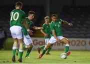 13 February 2018; Adam Idah and Barry Coffey, left, of Republic of Ireland during the Under 17 International Friendly match between the Republic of Ireland and Turkey at Eamonn Deacy Park in Galway. Photo by Diarmuid Greene/Sportsfile