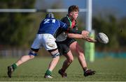 14 February 2018; Joe Ryan of Midlands is tackled by Niall Smith of North Midlands during the Shane Horgan Cup 4th Round match between North Midlands and Midlands at Ashbourne RFC in Ashbourne, Co Meath. Photo by David Fitzgerald/Sportsfile