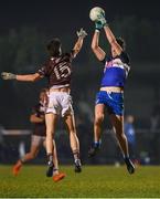 14 February 2018; Danny Kirby of DIT in action against Sean Kelly of NUIG during the Electric Ireland HE GAA Sigerson Cup Semi-Final match between NUI Galway and Dublin Institute of Technology at St Lomans in Mullingar, Co Westmeath. Photo by Sam Barnes/Sportsfile