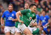 10 February 2018; Jacob Stockdale of Ireland during the Six Nations Rugby Championship match between Ireland and Italy at the Aviva Stadium in Dublin. Photo by Brendan Moran/Sportsfile