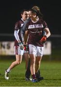 14 February 2018; Kieran Molloy of NUIG celebrates following the Electric Ireland HE GAA Sigerson Cup Semi-Final match between NUI Galway and Dublin Institute of Technology at St Lomans in Mullingar, Co Westmeath. Photo by Sam Barnes/Sportsfile