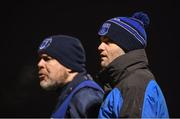 14 February 2018; DIT manager Billy O’Loughlin, right, watches on with a member of his backroom team during the Electric Ireland HE GAA Sigerson Cup Semi-Final match between NUI Galway and Dublin Institute of Technology at St Lomans in Mullingar, Co Westmeath. Photo by Sam Barnes/Sportsfile