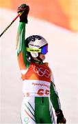 15 February 2018; Tess Arbez of Ireland following the Ladies Giant Slalom on day six of the Winter Olympics at the Yongpyong Alpine Centre in Pyeongchang-gun, South Korea. Photo by Ramsey Cardy/Sportsfile