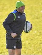 15 February 2018; Rory Best during Ireland Rugby squad training at Buccaneers RFC, Dubarry Park, Athlone, Westmeath. Photo by Harry Murphy/Sportsfile