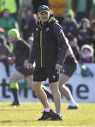 15 February 2018; Head coach Joe Schmidt during Ireland Rugby squad training at Buccaneers RFC, Dubarry Park, Athlone, Westmeath. Photo by Brendan Moran/Sportsfile
