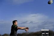 15 February 2018; Niall Scannell during Ireland Rugby squad training at Buccaneers RFC, Dubarry Park, Athlone, Westmeath. Photo by Brendan Moran/Sportsfile