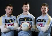 16 February 2018; Electric Ireland Sigerson Cup finalists, Stephen Coen, centre, Jimmy Fehan, right, and Eoin Lowry from University College Dublin will take on N.U.I. Galway on Saturday, 17th February at Santry Avenue. The unique quality of the Electric Ireland Higher Education Championships will see these players putting their intercounty and club rivalries aside to strive to achieve Electric Ireland Sigerson Cup glory. Electric Ireland has been shining a light on these First Class Rivals as proud sponsor of the college level competitions for the next four years. Photo by Oliver McVeigh/Sportsfile