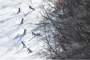 16 February 2018; (EDITORS NOTE: This image is a composite of multiple images) Tess Arbez of Ireland in action during the Ladies Slalom on day seven of the Winter Olympics at the Yongpyong Alpine Centre in Pyeongchang-gun, South Korea. Photo by Ramsey Cardy/Sportsfile